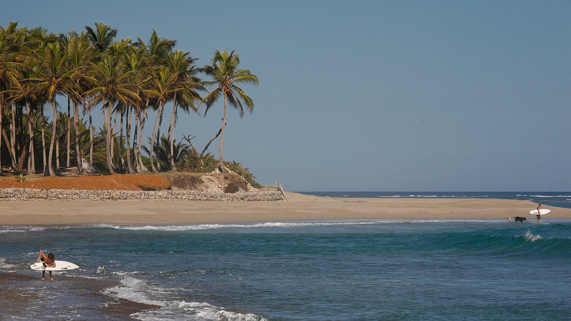 Cabarete beach in the Dominican Republic